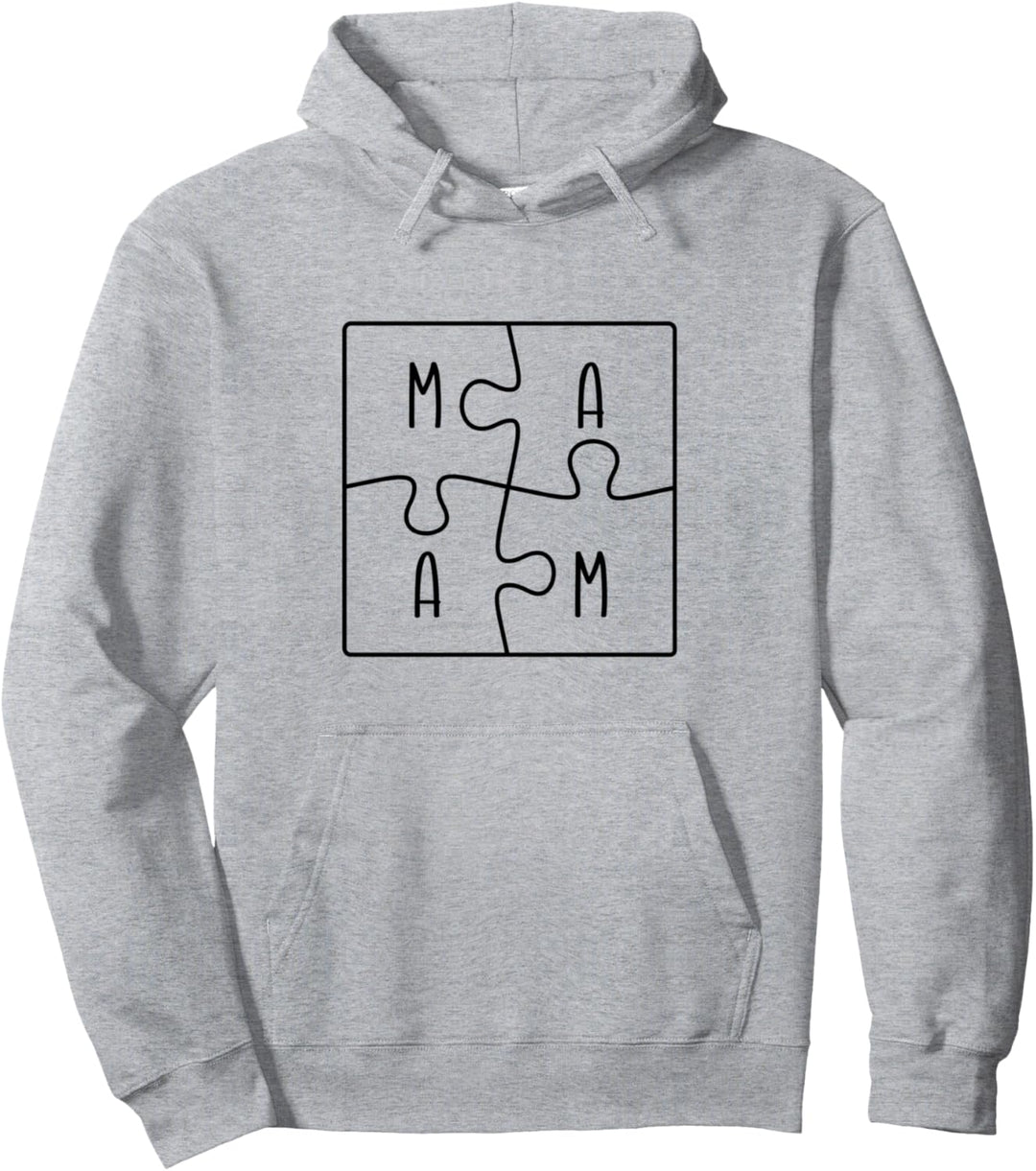 Mama Puzzle Mutter Vater Baby Mini Familie Set Partnerlook Pullover Hoodie