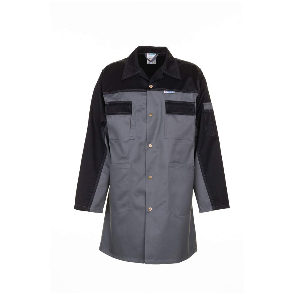 Grösse 110 Herren Planam Tristep Berufsmantel grau schwarz Modell 1244