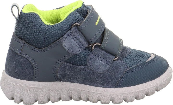 Superfit Jungen Sport7 Mini Sneaker, Blau Gelb 8000