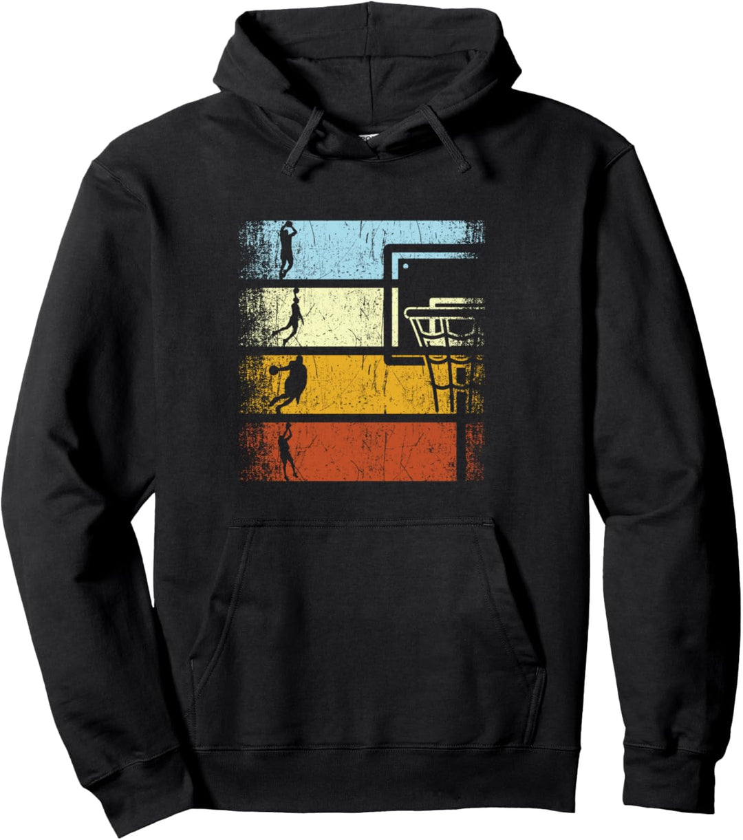 Retro Vintage Basketball Sport Basketballer Trainer Geschenk Pullover Hoodie