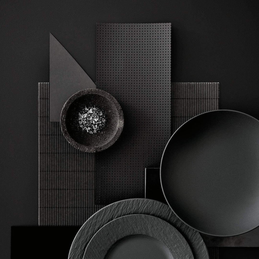 Villeroy & Boch - Manufacture Rock Multifunkionsteller rechteckig, schwarz Manufacture Rock Schale,