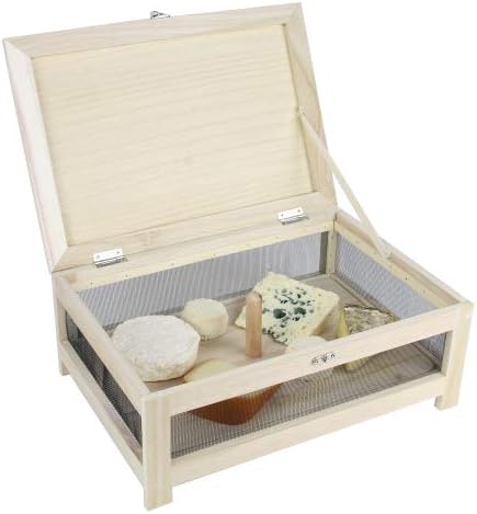 COOK CONCEPT Käsekeller mit Serviertablett, 27cm x 38,6cm x 14.7cm, Beige