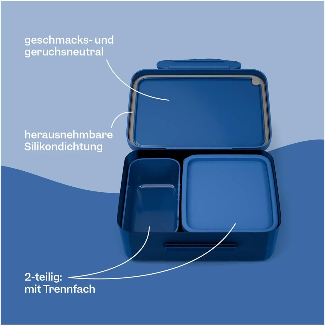 ergobag Brotdose mit Trennfach, BPA-frei, Spülmaschinenfest Fee - Lila Fee - Lila One Size, Fee - Li