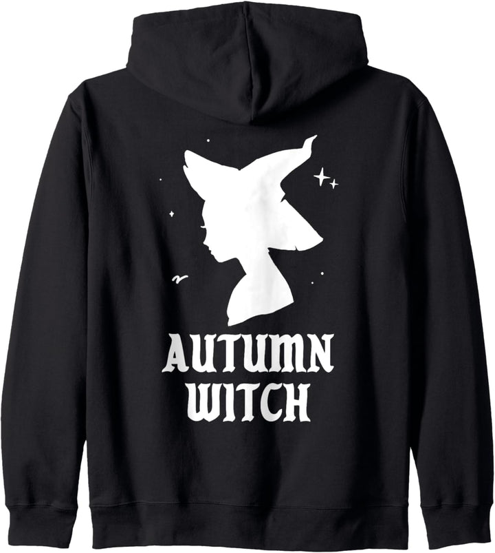 Herbst-Hexe Funny Spooky Vibes Gotik Halloween Kostüm Kapuzenjacke
