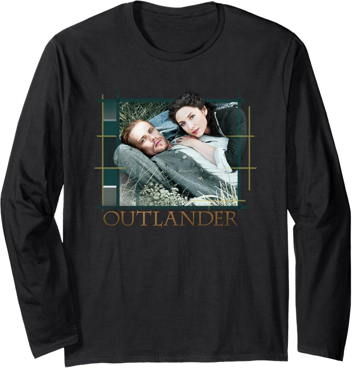 Outlander Tartan-Foto Langarmshirt