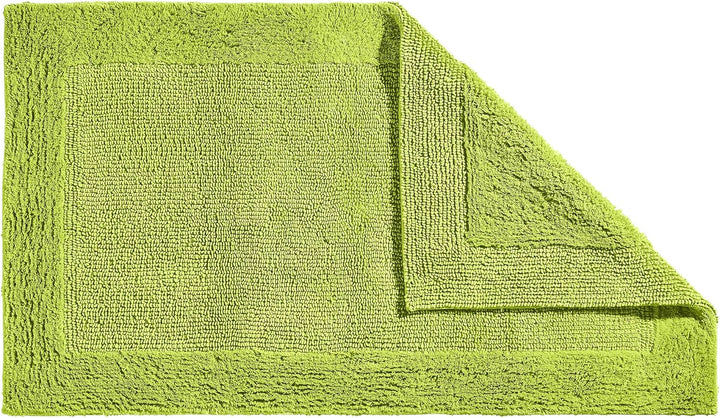 Erwin Müller Badematte, Badteppich Uni Serie Stuttgart apfelgrün Grösse 70x120 cm - extra dick, hohe