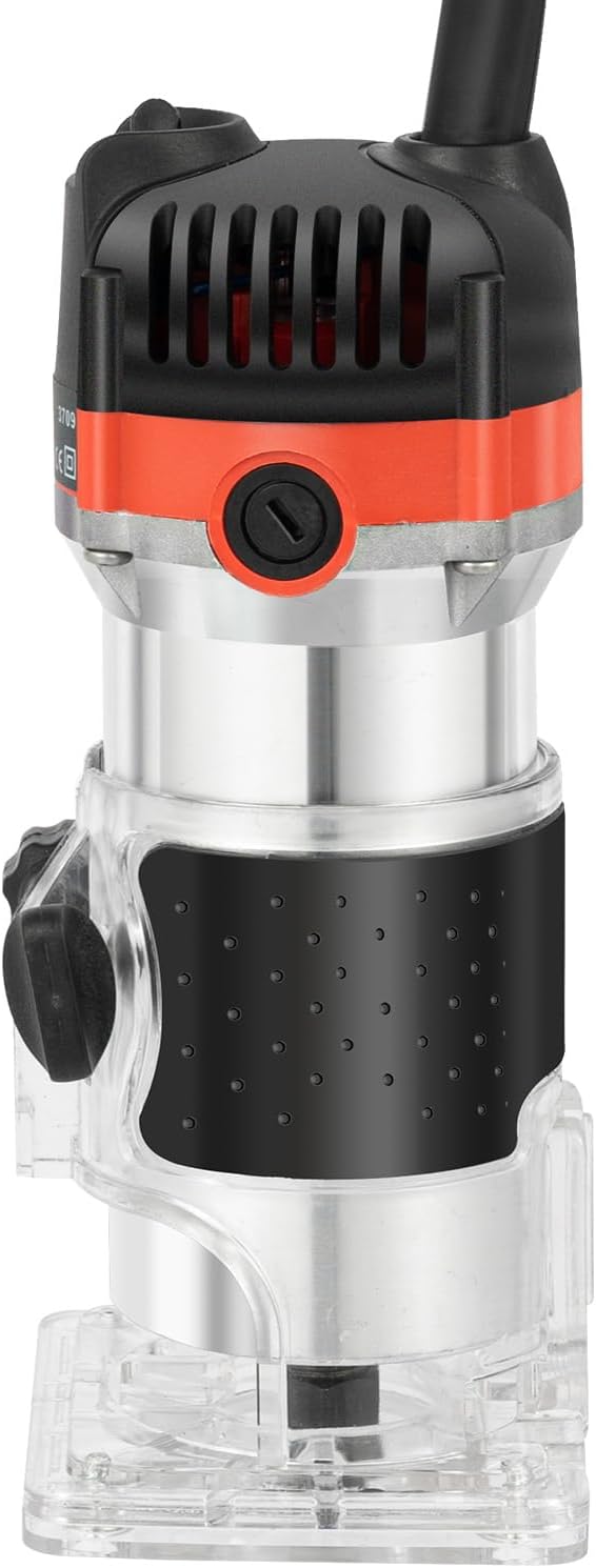 Oberfräse Electric Hand Trimmer Kantenfräse Fräse Holzfräse Einhandfräse Fräsen Holzfräser Tool 800W
