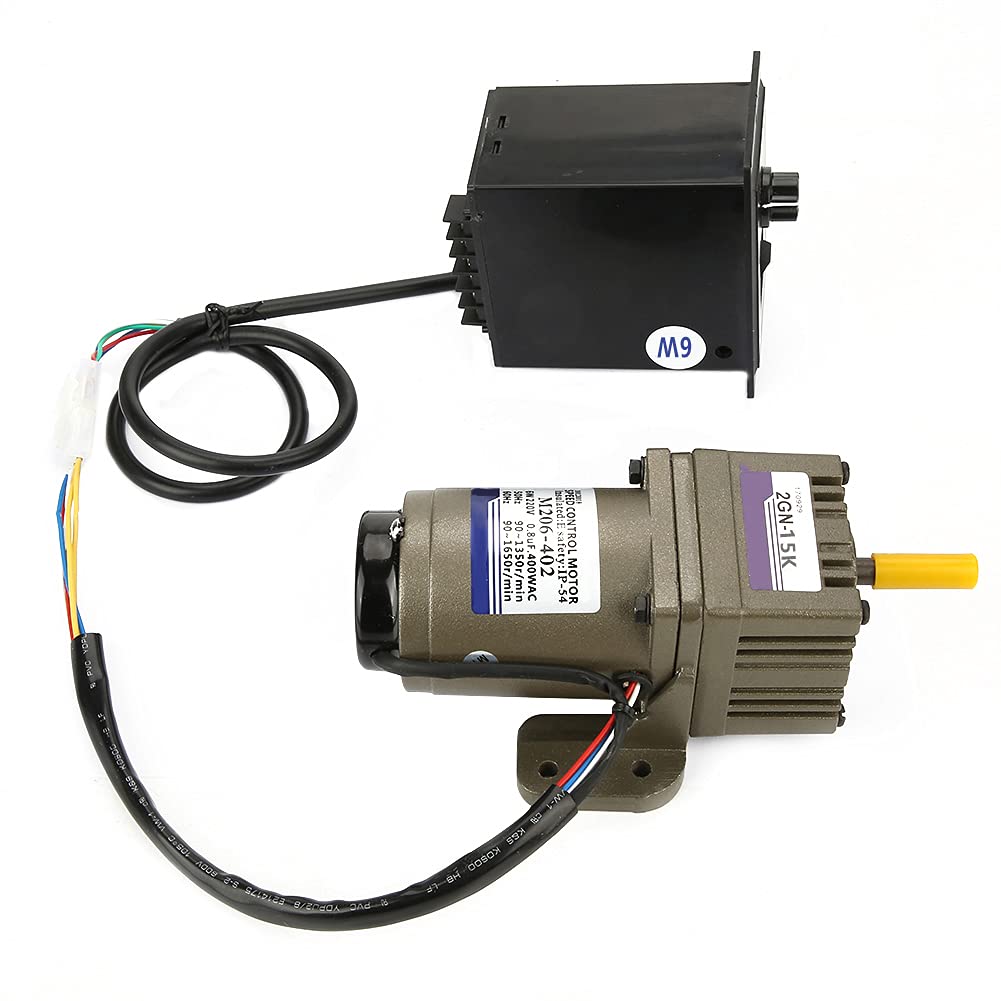 Elektrischer Getriebemotor, AC 220V 6W Einphasen-Asynchrongetriebemotor Verzögerung einstellbare Dre