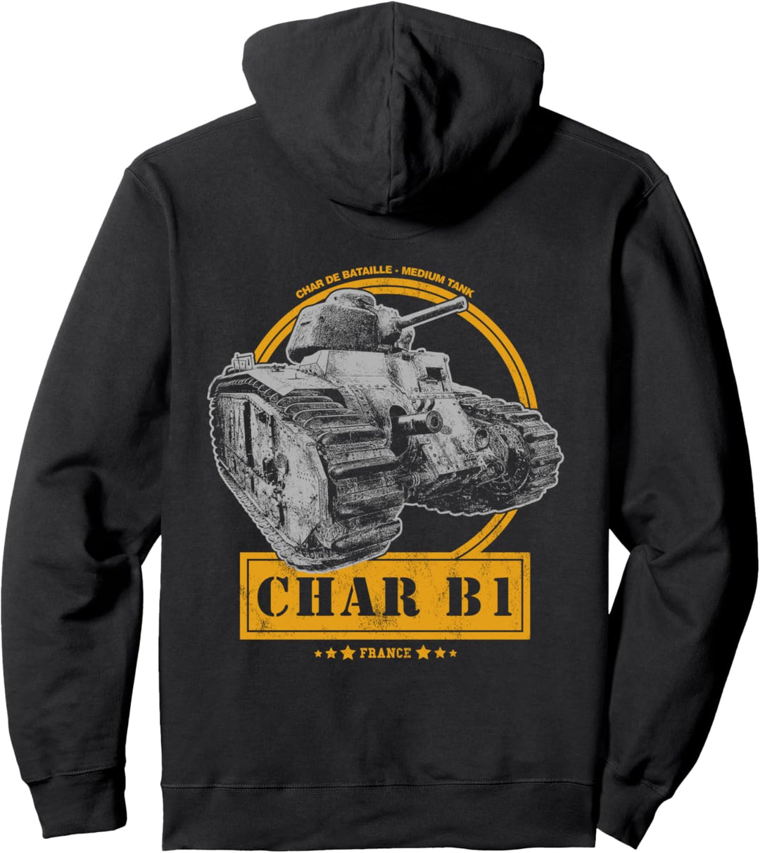 Char B1 Französischer WW2 Panzer Pullover Hoodie