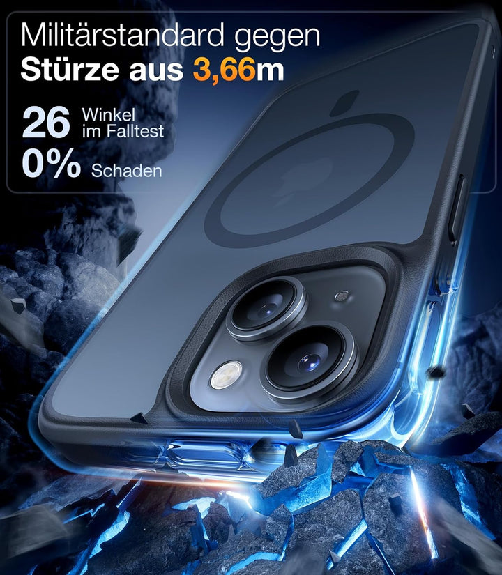 TORRAS [2023 Neu] Magnetisch für iPhone 14 Hülle Stabilste Handyhülle iPhone 14 [Super Stossfest und