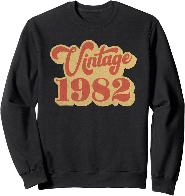 38 Jahre alte Geschenke Vintage 1982 38 Geburtstag Sweatshirt