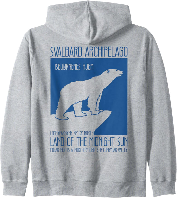 Svalbard Norway Polar Bear - Longyearbyen Spitsbergen Bears Kapuzenjacke