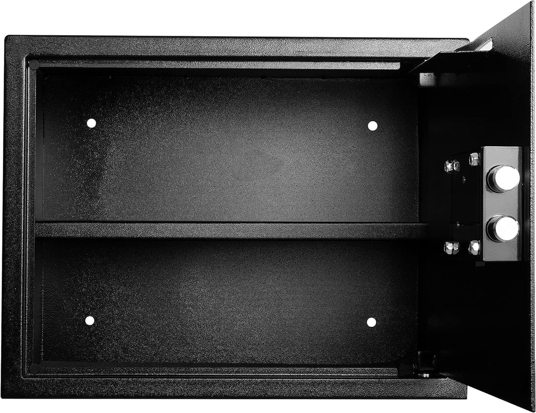 Genie Hand – Mechanische Tresorbox mit Einwurfschlitz – Doppelbartschloss (extra gross), extra gross