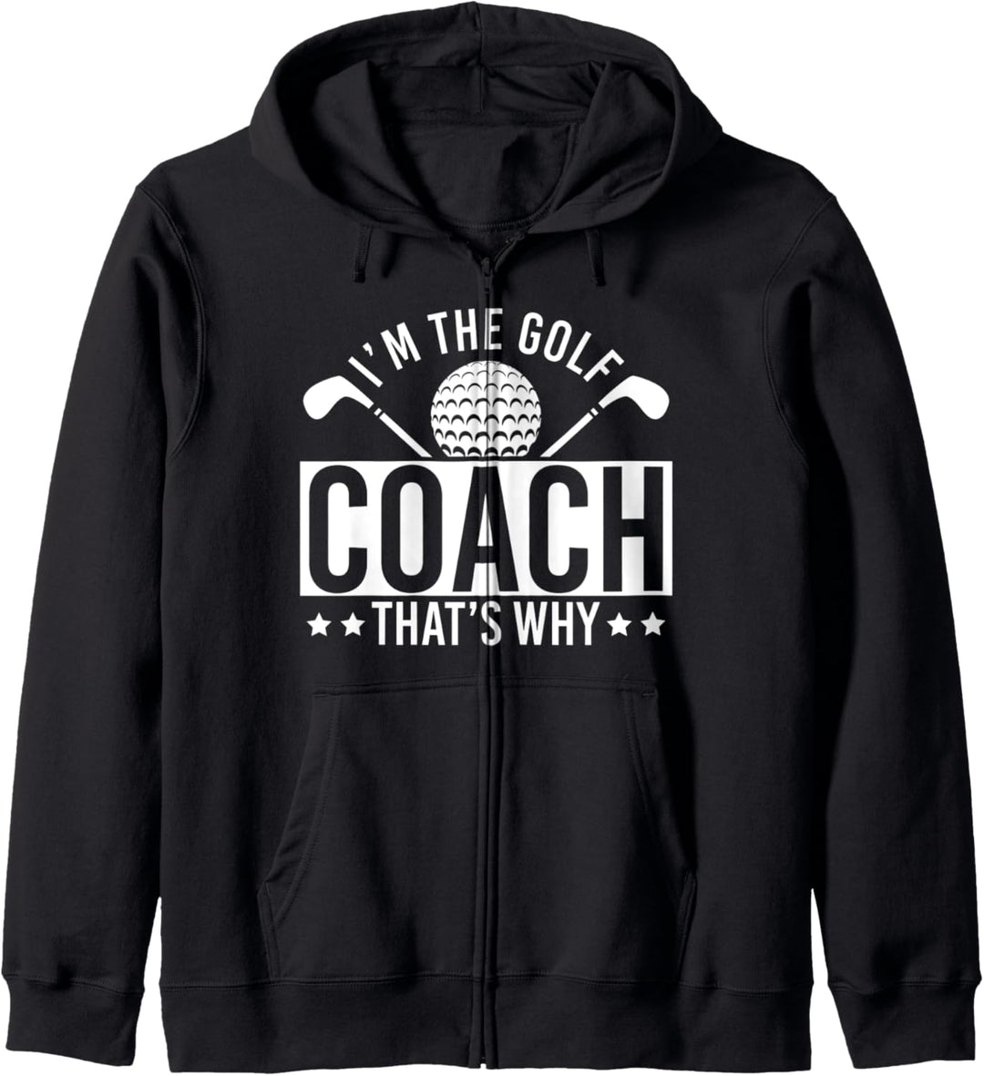 Golfplatz Golfspieler Coach Golf Sportler Lustiges Trainer Kapuzenjacke
