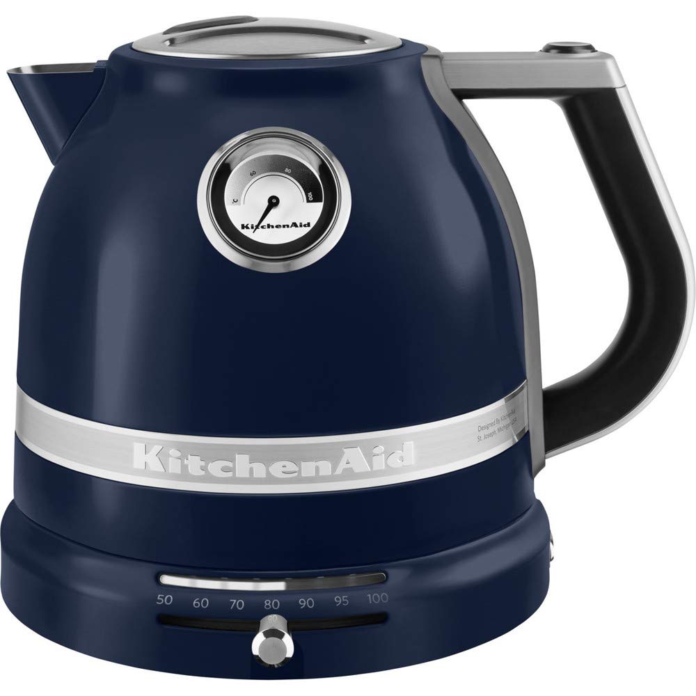 KitchenAid Wasserkocher mit Temperatureinstellung von 50 bis 100°C | Teekocher mit Kalkfilter 1,5L |