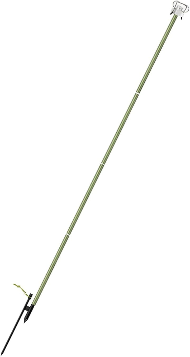 lyrlody Klappbarer Campinglampenmast, Aluminiumlegierung Campinglaternenständer, Klappbarer Lichtstä