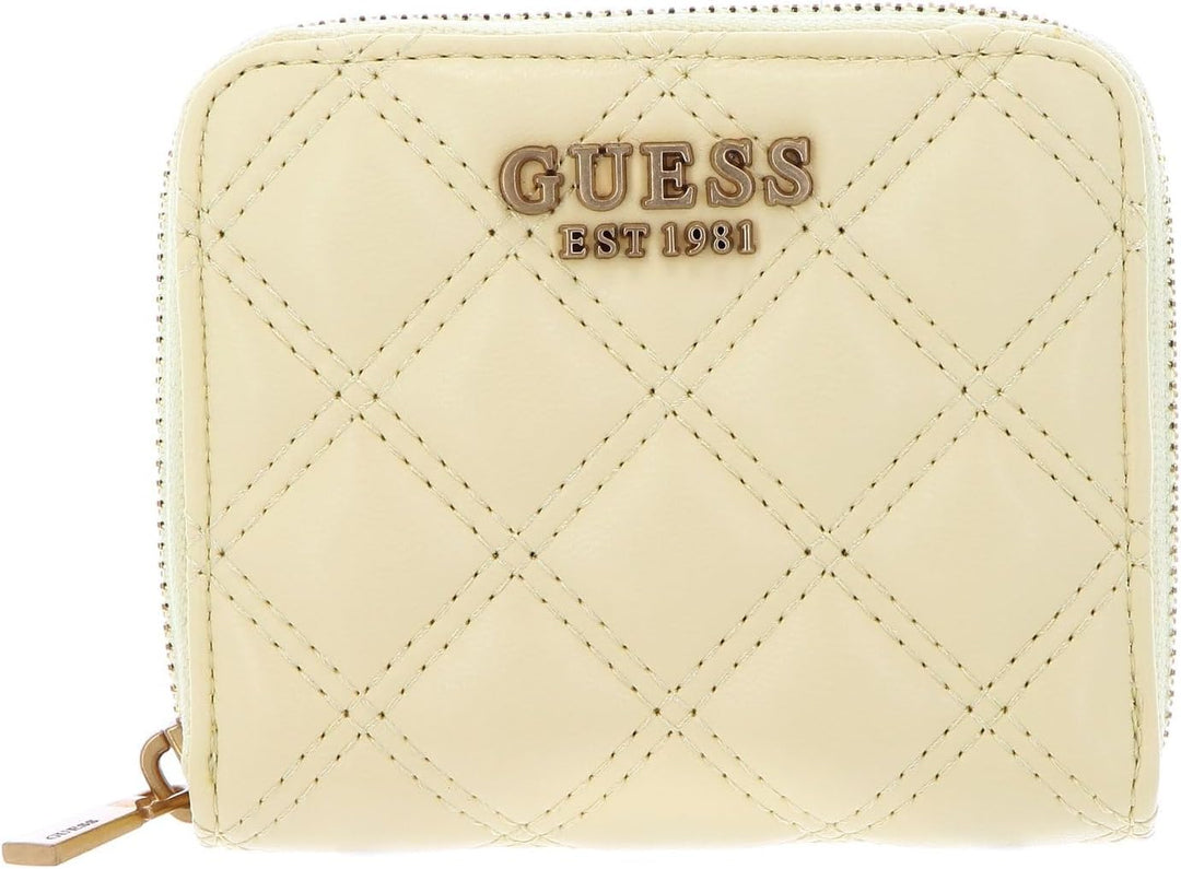 GUESS Giully SLG Small Zip Around Wallet Yellow