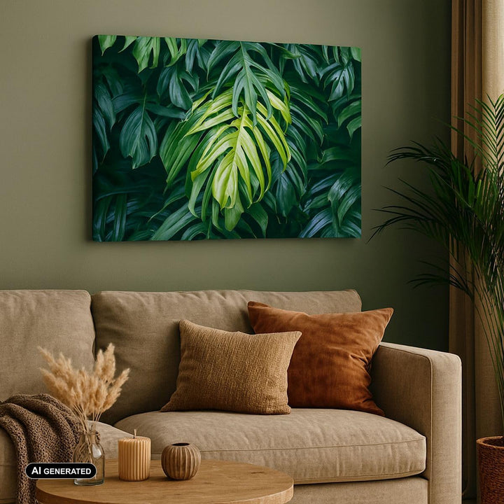 ARTTOR Bilder auf Leinwand 100x70cm Leinwandbild mit Rahmen Blume Natur Gross Wanddeko Bild Schlafzi
