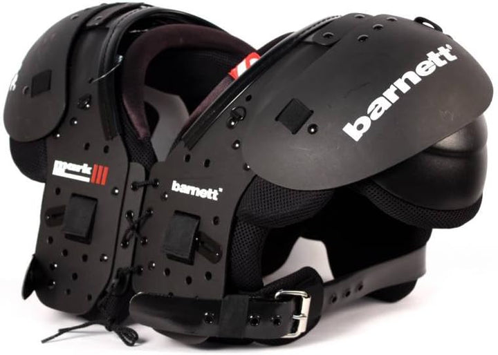 Shoulderpad Mark III American Football Schulterschutz Profi, Farbe schwarz, L