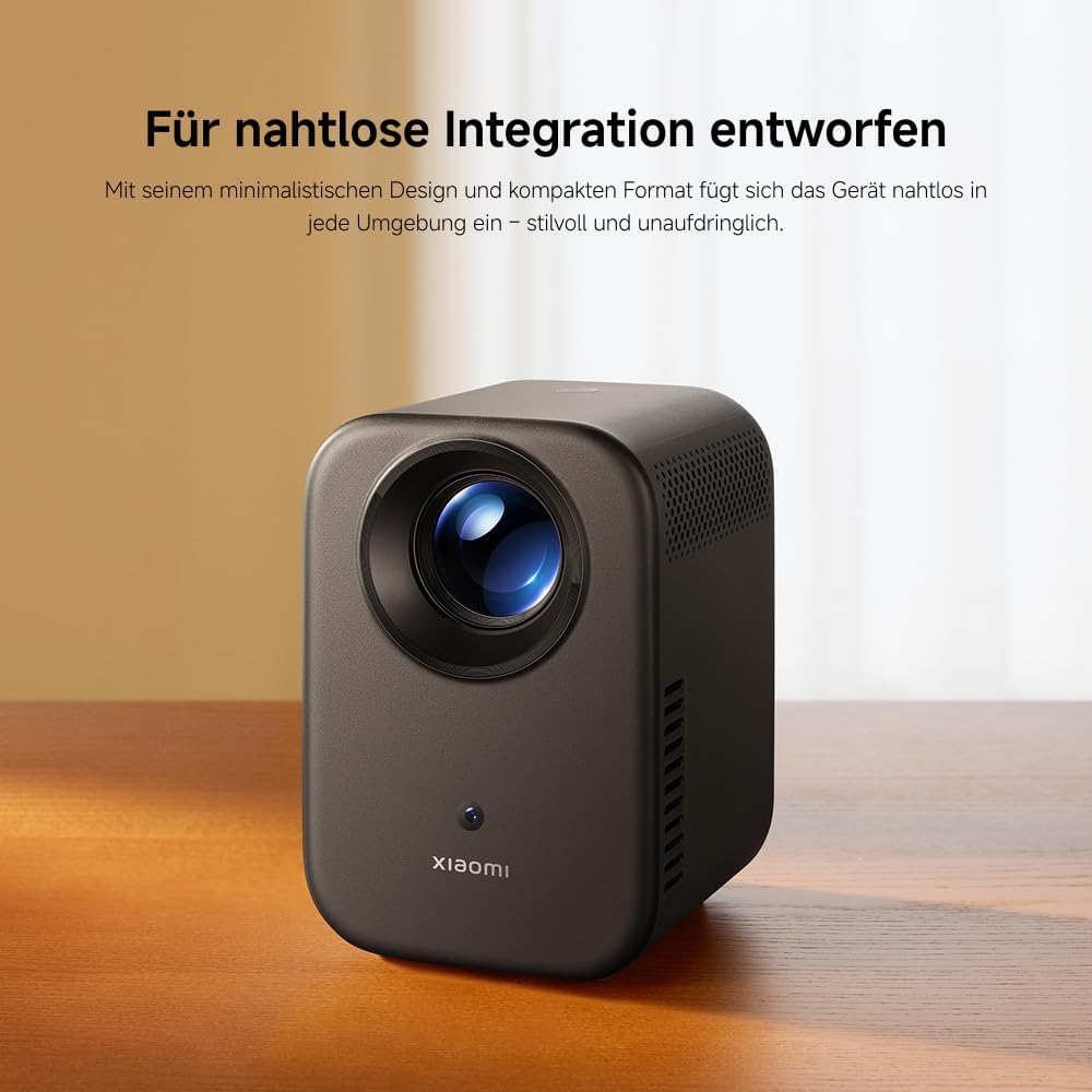 Xiaomi L1 Smart Beamer 1080P Full HD mit Google TV &amp; Netflix, Tragbarer Heimkino Projektor, Autofoku