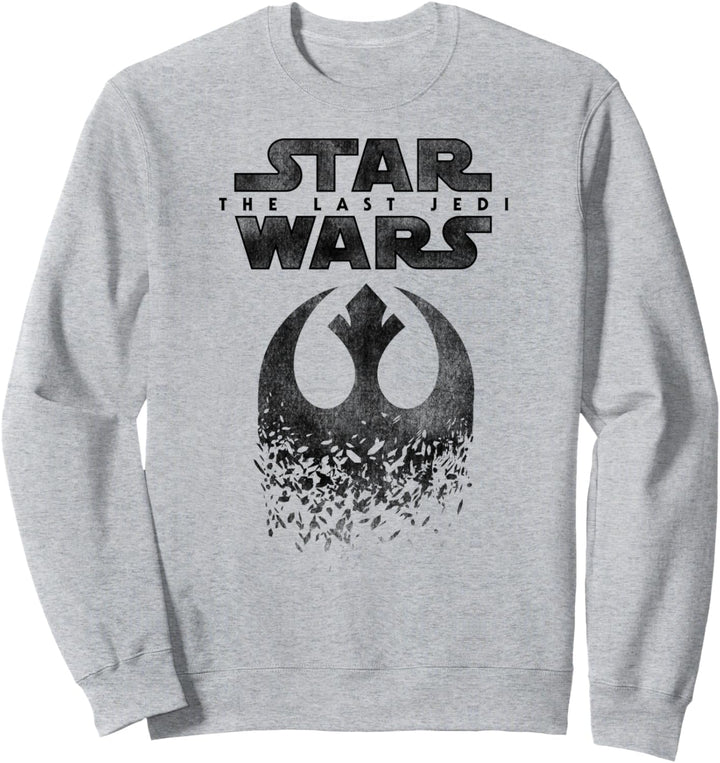 Star Wars Last Jedi Rebel Logo Disintegrated Sweatshirt