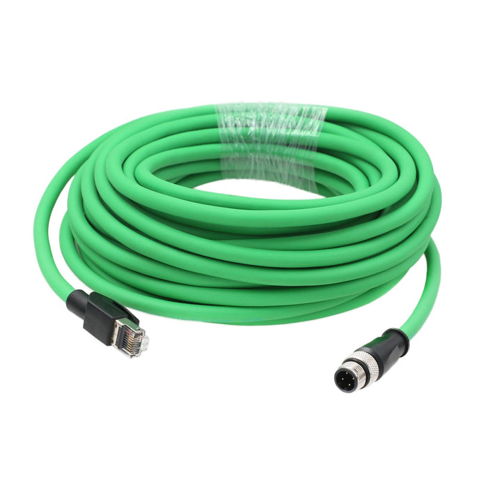 Sensor-Stellantrieb, Ethernet, M12, 4-polig, D-kodiert, RJ45, CAT5e, Kabel für Keyence IV IV2 Omron