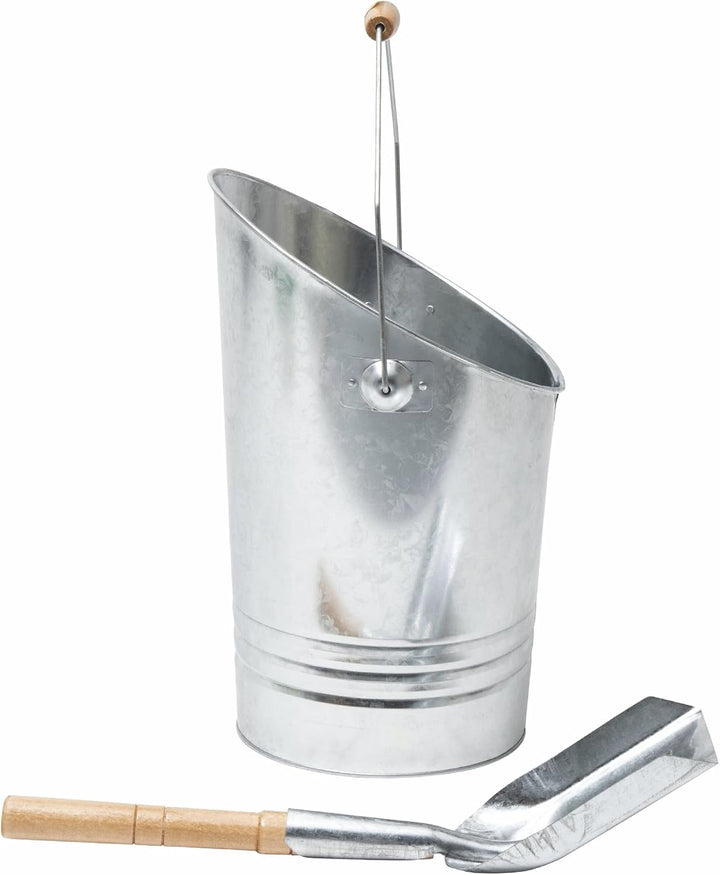 Eimer 7 L und Asche shovel aus verzinktem Stahl WERKA PRO