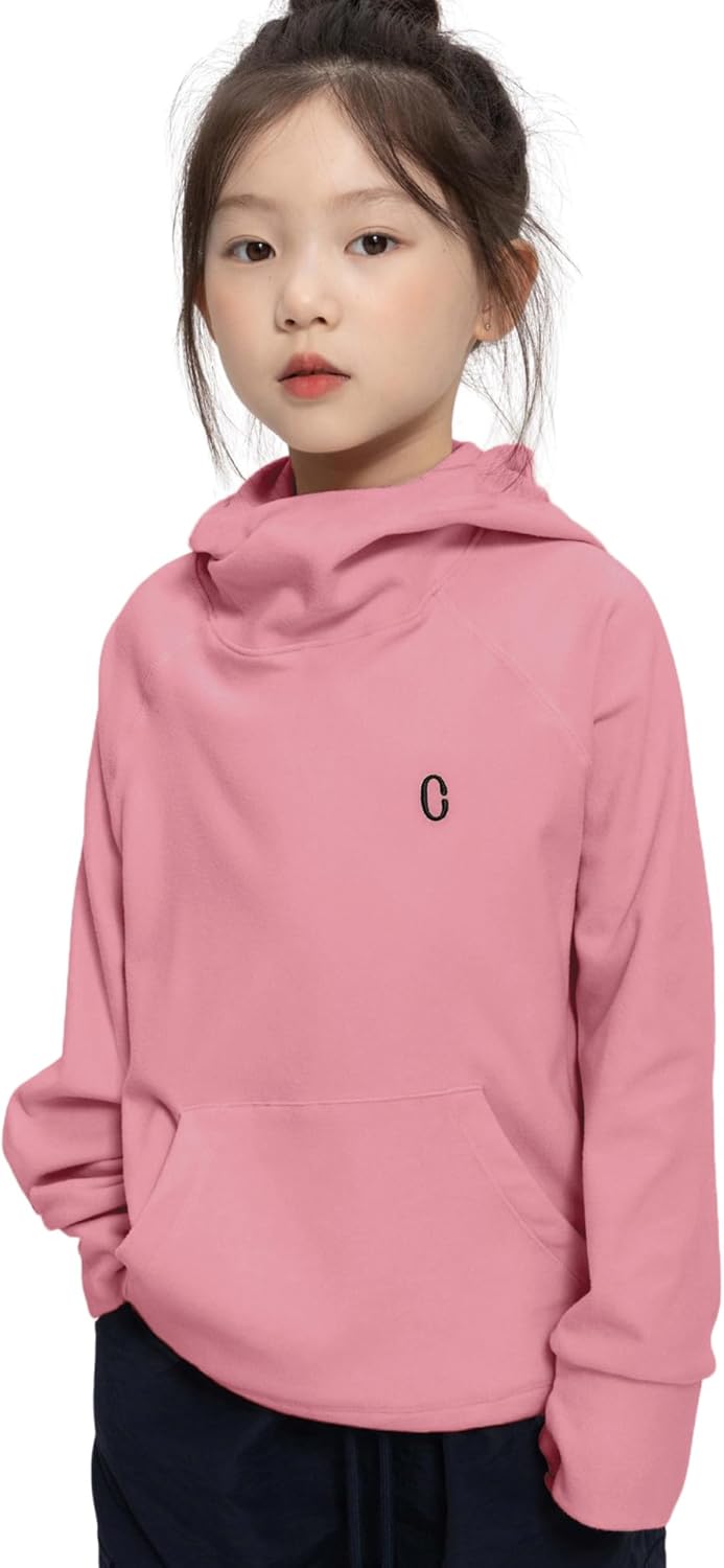 Rolanko Mädchen Hoodies Fleece Sweatshirts Langarm Gemütlicher Leichter Kapuzenpullover Oberteile mi