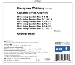 Sämtliche Streichquartette, Audio-CD