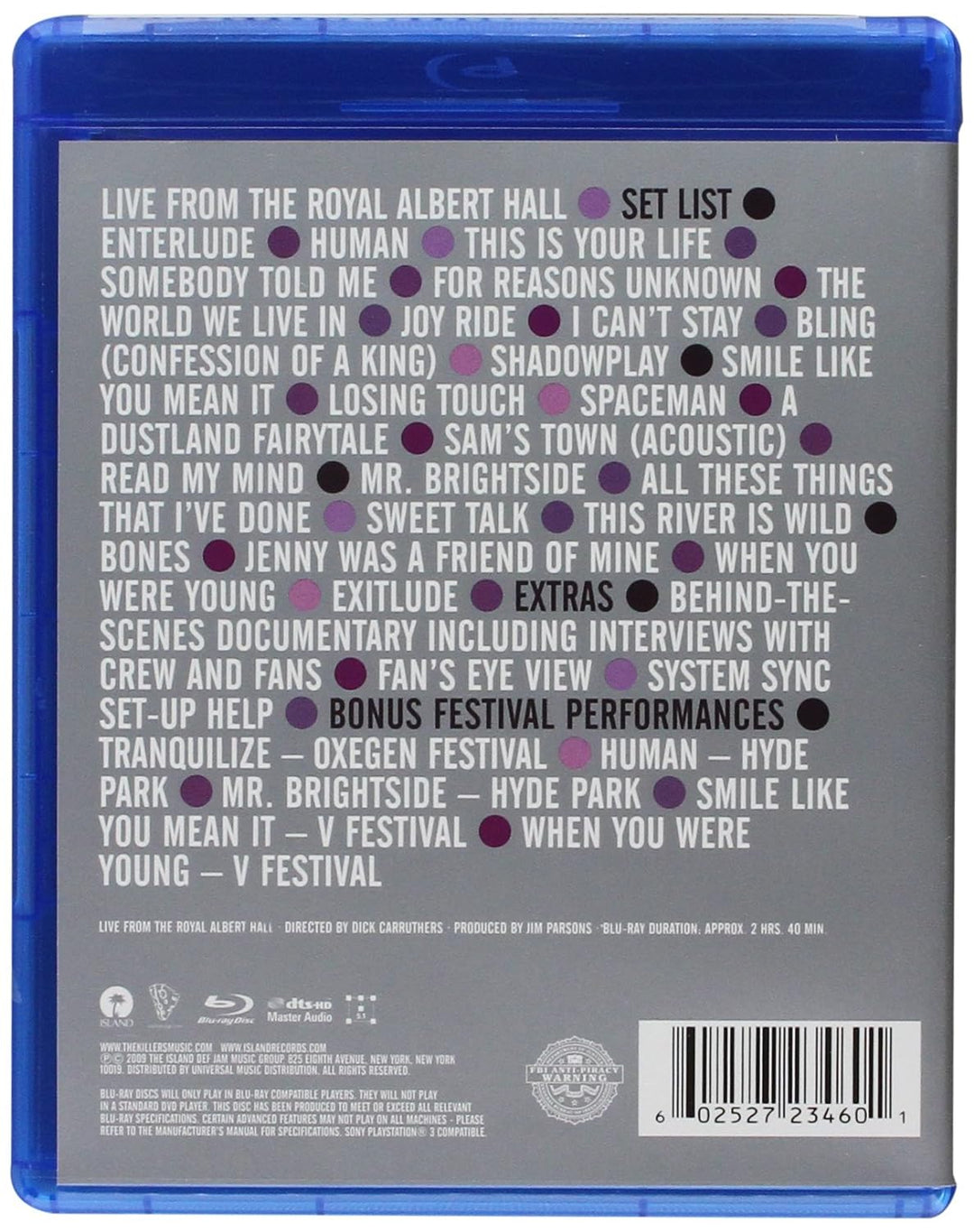 The Killers - Live at the Royal Albert Hall [Blu-ray], Blu-ray