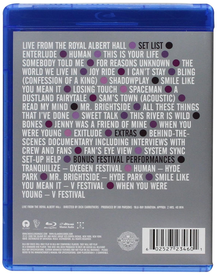 The Killers - Live at the Royal Albert Hall [Blu-ray], Blu-ray