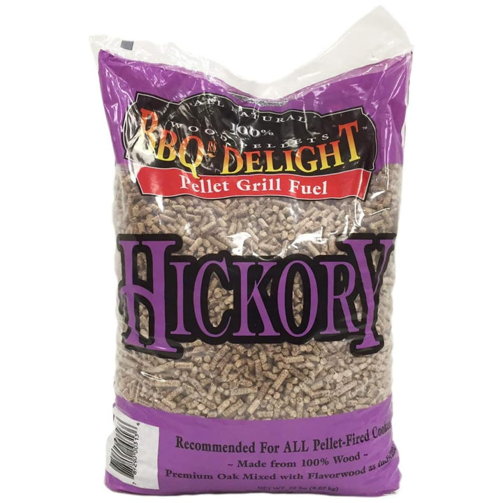 BBQr's Delight Pellet Fuel, 50% Hickory, 50% Eiche, ca. 9 kg