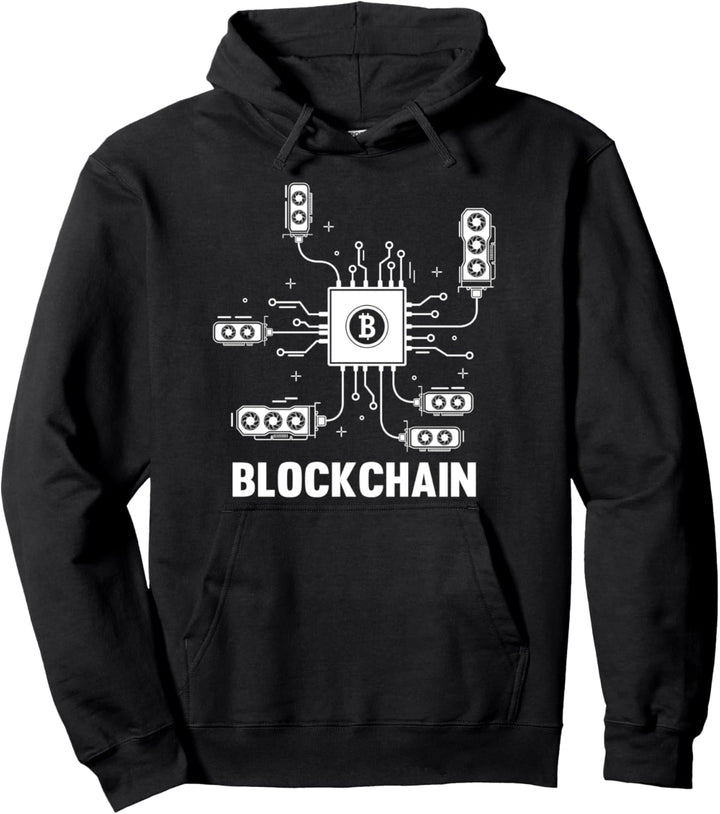 Blockchain Decentralized Kryptowährung Pullover Hoodie