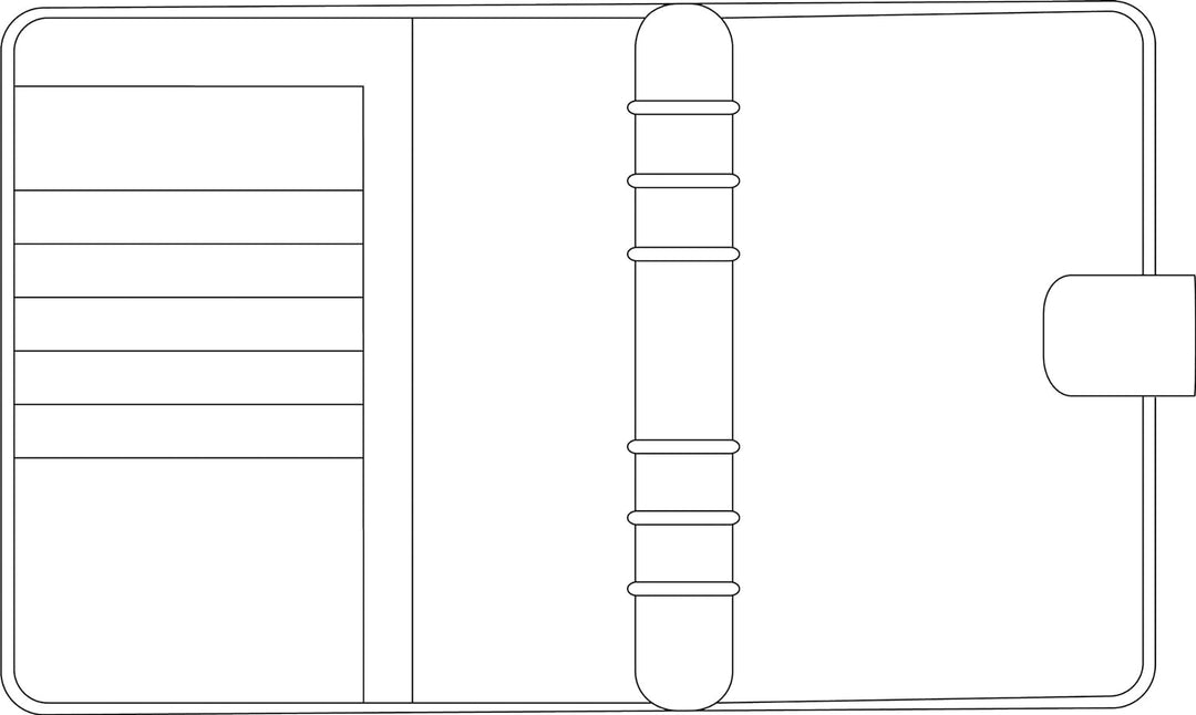 Chronoplan 50108 nachfüllbarer Terminplaner / Organizer / Terminkalender Mappe aus Kunstleder (Forma