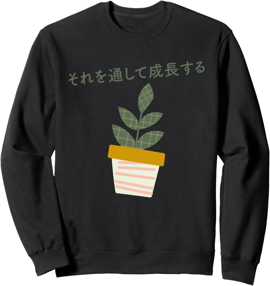 Japanische Ästhetik wächst durch Sweatshirt