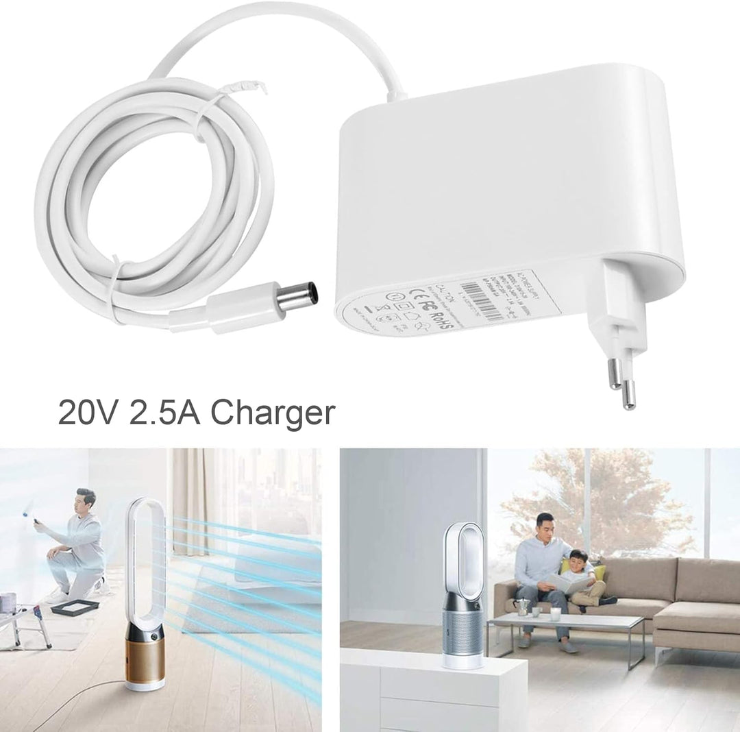 20V Netzteil Ladegerät für Dyson Ventilator/Luftreiniger TP04 TP05 TP06, DP04 BP01 PH02 PH04 PH09, L