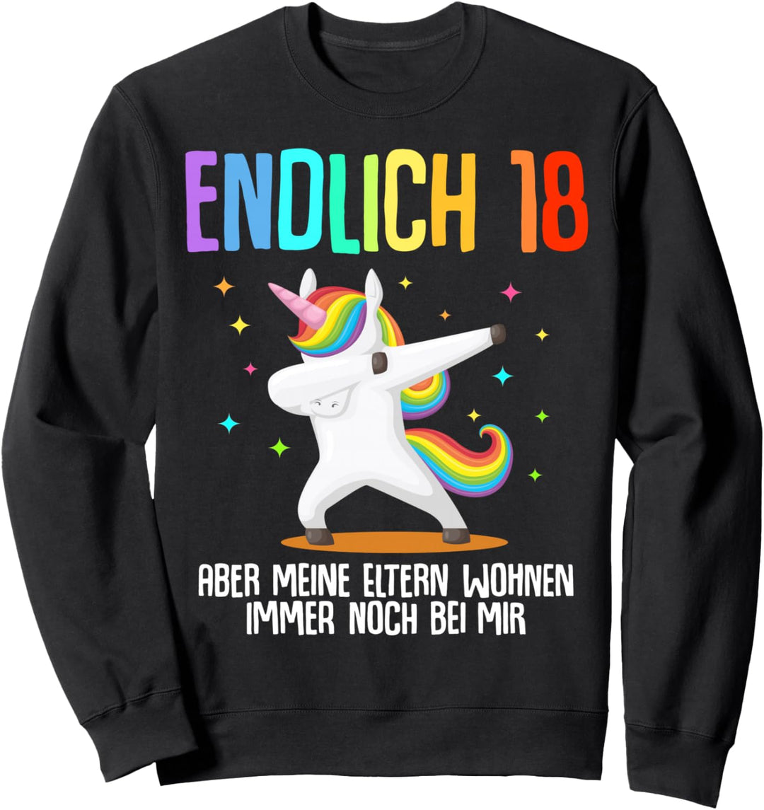 18. Geburtstag Junge Mädchen 18 Jahre 2006 Lustig Geschenk Sweatshirt