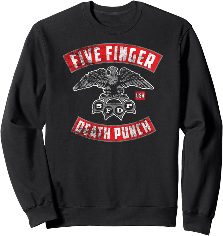 5FDP - Rocker Crest Distressed Sweatshirt