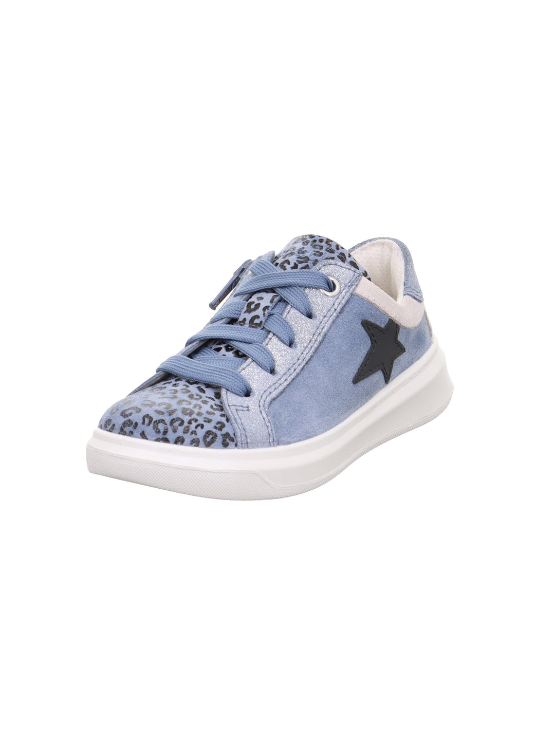 Superfit Mädchen Cosmo Sneaker 27 EU Blau Weiss 8010, 27 EU Blau Weiss 8010