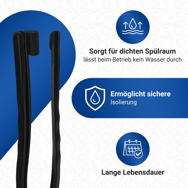 VIOKS Türdichtung Unten Ersatz für AEG Electrоlux 14005563601/7 Schürzendichtung 545 mm Spülmaschine