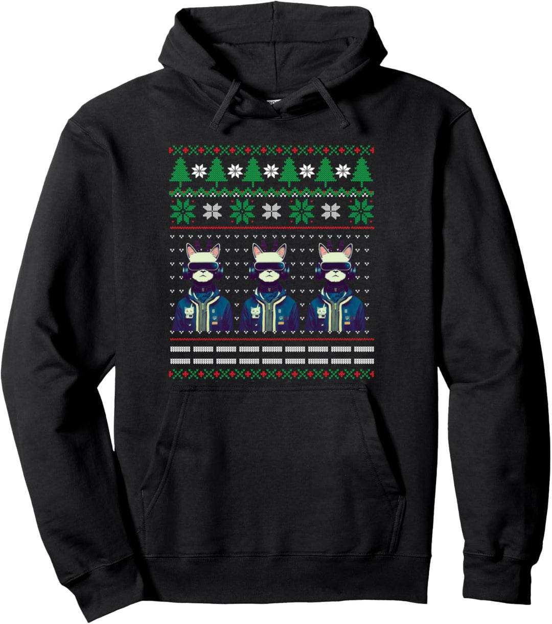 Weihnachten Hässliche Pullover für Männer Anime Pullover Hoodie