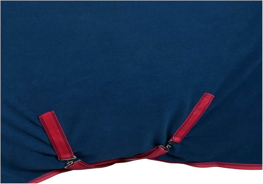 Weatherbeeta Fleece Cooler Standard Neck - Dark Blue/Grey/White, Grösse:115 Dunkelblau/Grau/Weiss 11