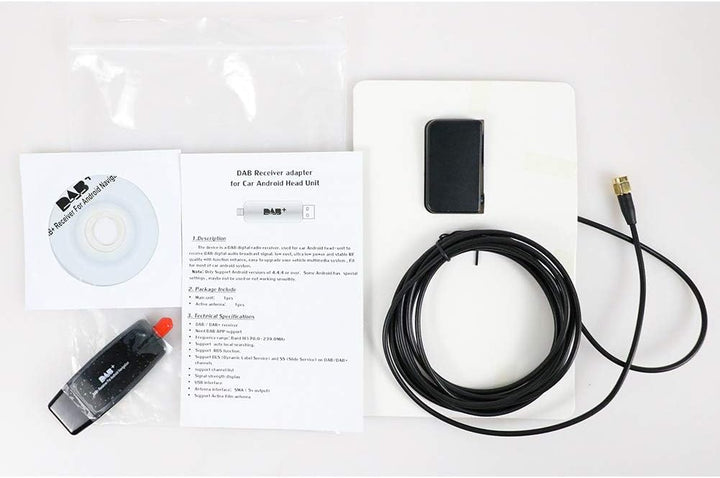 SXAUTO Radioempfänger, Car Kit, Digitale Audioübertragung Dab Dab + Box Radioempfängeradapter mit An