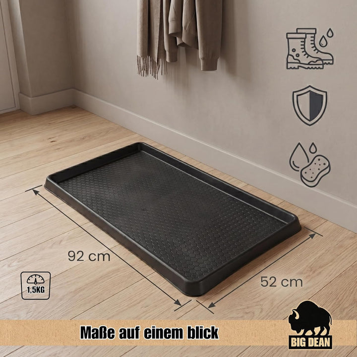 BigDean XXL Premium Schuhabtropfschale 92x52cm extra robust Made in Europa