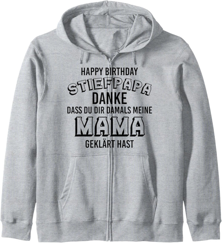 Happy Birthday Stiefpapa Stiefvater Geburtstag Kapuzenjacke
