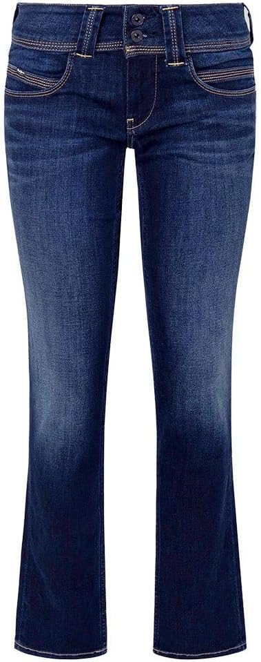 Pepe Jeans Damen Straight Leg VENUS 32W / 34L Blue (Denim-cs7), 32W / 34L Blue (Denim-cs7)