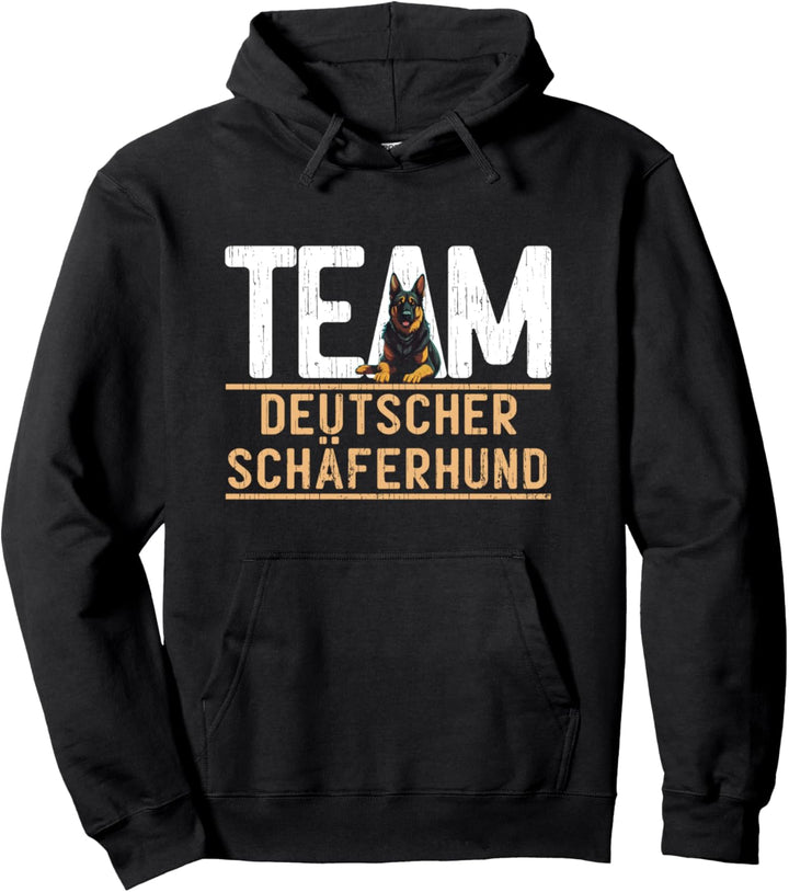 Team Deutscher Schäferhund Team Hund Hundemotiv Pullover Hoodie
