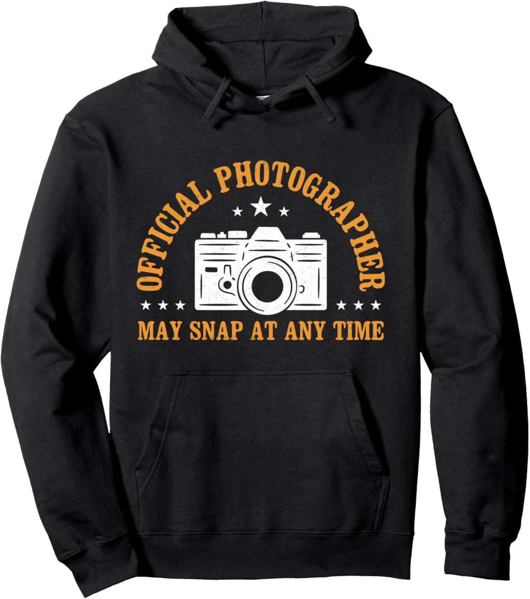 Offizielles Fotografen der Fotokamera. Pullover Hoodie