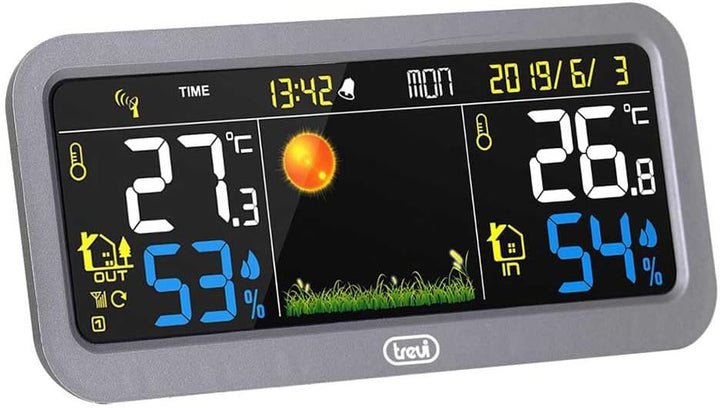 Trevi Wetterstation, Grau, Einheitsgrösse, Grau