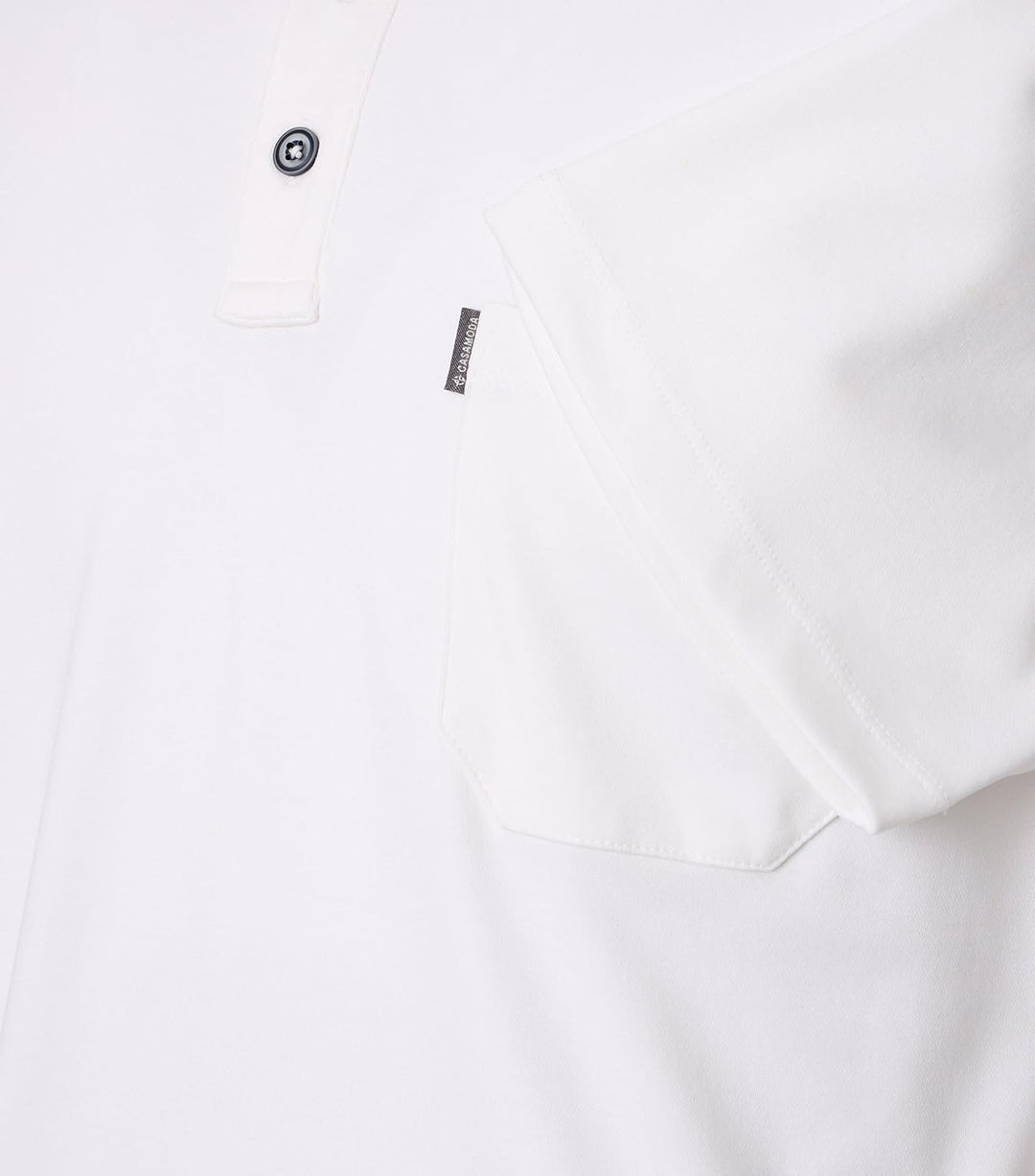 CASAMODA Polo-Shirt Uni M Weiss(000), M Weiß(000)